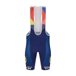 SANTINI Cyklistické nohavice krátke s trakmi - LIDL TREK 2025 - modrá
