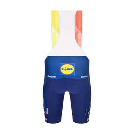 SANTINI Cyklistické nohavice krátke s trakmi - LIDL TREK - BIB SHORTS