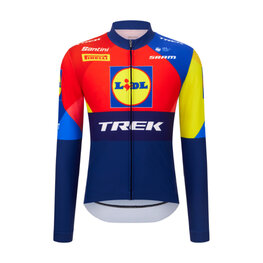 SANTINI Cyklistický dres s dlhým rukávom zimný - LIDL TREK 2025 - viacfarebná