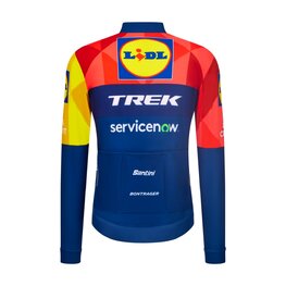 SANTINI Cyklistický dres s dlhým rukávom letný - LIDL TREK - LONG-SLEEVE JERSEY