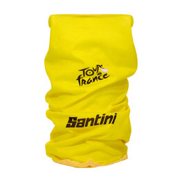 SANTINI Cyklistický nákrčník - TOUR DE FRANCE - NECK WARMER - žltá