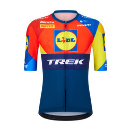 SANTINI Cyklistický dres s krátkym rukávom - LIDL TREK 2025 - viacfarebná