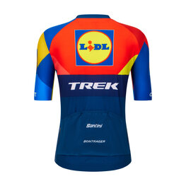 SANTINI Cyklistický dres s krátkym rukávom - LIDL TREK 2025 - viacfarebná