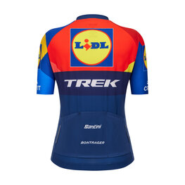 SANTINI Cyklistický dres s krátkym rukávom - LIDL TREK 2025 - viacfarebná