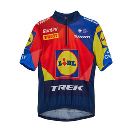 SANTINI Cyklistický dres s krátkym rukávom - LIDL TREK 2025 - viacfarebná