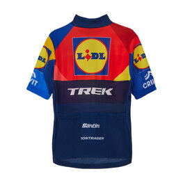 SANTINI Cyklistický dres s krátkym rukávom - LIDL TREK 2025 - viacfarebná