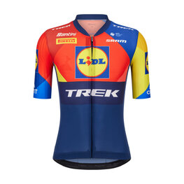 SANTINI Cyklistický dres s krátkym rukávom - LIDL TREK 2025 - viacfarebná