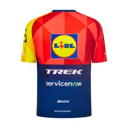 SANTINI Cyklistické tričko s krátkym rukávom - LIDL TREK - TECHNICAL T-SHIRT