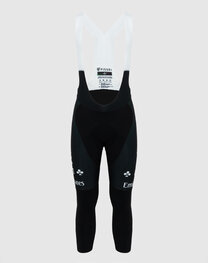 PISSEI Cyklistické nohavice dlhé s trakmi - UAE TEAM EMIRATES 2024 - čierna