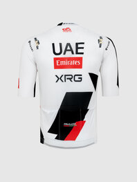 PISSEI Cyklistický dres s krátkym rukávom - UAE TEAM EMIRATES - XRG 2026 REPLICA - biela/čierna/červená
