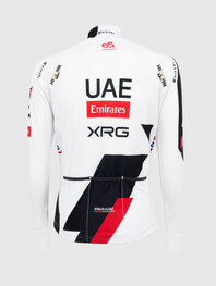 PISSEI Cyklistický dres s dlhým rukávom letný - UAE TEAM EMIRATES - XRG 2026 REPLICA - biela/červená/čierna