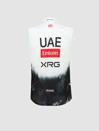 PISSEI Cyklistická vesta - UAE TEAM EMIRATES 2025 - biela/čierna