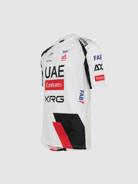 PISSEI Cyklistické tričko s krátkym rukávom - UAE TEAM EMIRATES - XRG 2026  - biela/čierna/červená