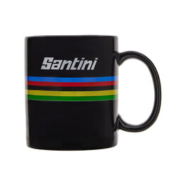 SANTINI šálky - UCI WORLD CHAMPION MUG - čierna