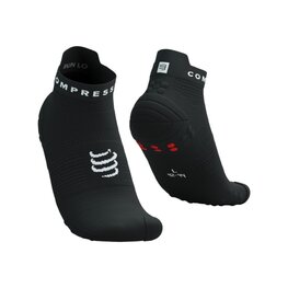 COMPRESSPORT Cyklistické ponožky členkové - PRO RACING SOCKS V4.0 RUN - čierna