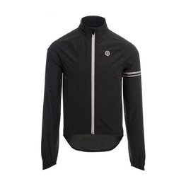 AGU Cyklistická zateplená bunda - ESSENTIAL RAIN - čierna