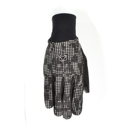 AGU Cyklistické rukavice dlhoprsté - WINDPROOF II HIVIS - čierna