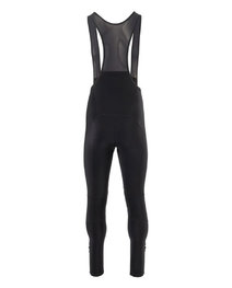 AGU Cyklistické nohavice dlhé s trakmi - ESSENTIAL II WNDPR - čierna