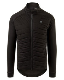 AGU Cyklistická zateplená bunda - LED WINTER HEATED - čierna