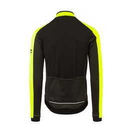 AGU Cyklistická zateplená bunda - WINTER ESSENTIAL - čierna/žltá