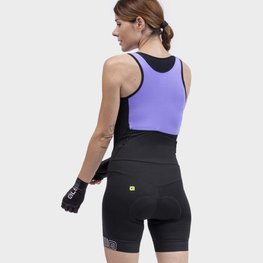 ALÉ Cyklistický overal - CLASSICO RL 2.0 LADY - čierna/fialová