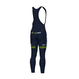 ALÉ Cyklistické nohavice dlhé s trakmi - SLOVENIA NATIONAL 23 - modrá/zelená