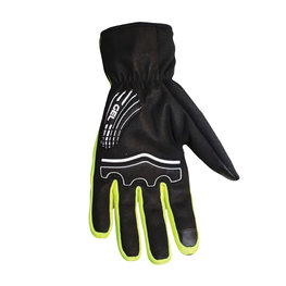 ALÉ Cyklistické rukavice dlhoprsté - WINTER - žltá/čierna