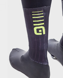 ALÉ Cyklistické návleky na tretry - WHIZZY WINTER - čierna/žltá