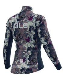 ALÉ Cyklistický dres s dlhým rukávom zimný - AMAZZONIA LADY WNT - modrá/béžová