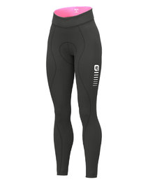 ALÉ Cyklistické nohavice dlhé bez trakov - ESSENTIAL LADY WNT - čierna