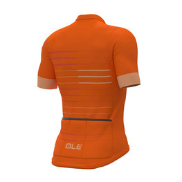 ALÉ Cyklistický dres s krátkym rukávom - ERGO - oranžová