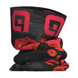 ALÉ Cyklistický nákrčník - ROMANTIC  - červená/čierna