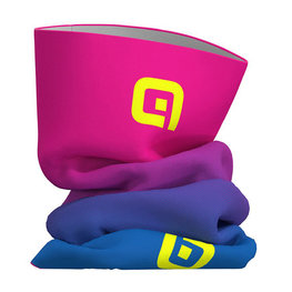 ALÉ Cyklistický nákrčník - FADE - ružová/modrá