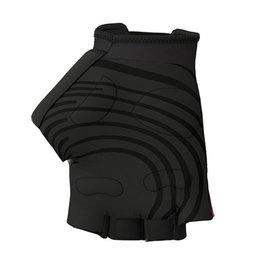 ALÉ Cyklistické rukavice krátkoprsté - DOTS  - ružová/čierna