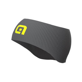 ALÉ Cyklistická čelenka - DOTS - čierna/žltá/šedá