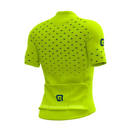 ALÉ Cyklistický dres s krátkym rukávom - STARS - žltá