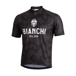 BIANCHI MILANO Cyklistický dres s krátkym rukávom - PRIOLO MTB - čierna