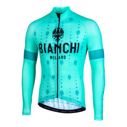 BIANCHI MILANO Cyklistický dres s dlhým rukávom letný - PERTICARA - zelená