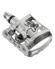 SHIMANO pedále - PEDALS M324 - strieborná