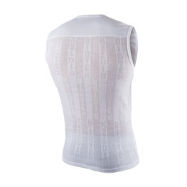 BIOTEX Cyklistické tričko bez rukávov - WINDPROOF - biela
