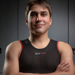 BIOTEX Cyklistické tielko - SUN  - čierna