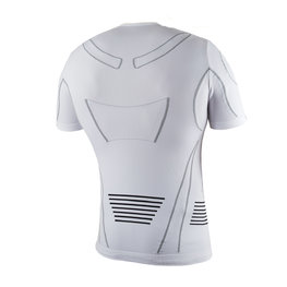 BIOTEX Cyklistické tričko s krátkym rukávom - HIGHTECH WARM - biela