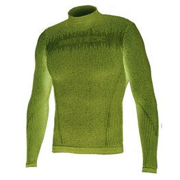 BIOTEX Cyklistické tričko s dlhým rukávom - 3D TURTLENECK - zelená