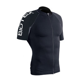 BIOTEX Cyklistický dres s krátkym rukávom - ULTRA - čierna