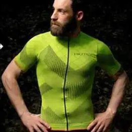 BIOTEX Cyklistický dres s krátkym rukávom - SOFFIO - žltá