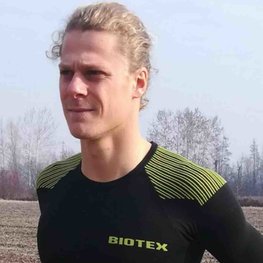 BIOTEX Cyklistické tričko s dlhým rukávom - 3D - žltá/čierna