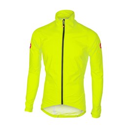 CASTELLI Cyklistická vodeodolná pláštenka - EMERGENCY RAIN - žltá