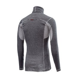 CASTELLI Cyklistické tričko s dlhým rukávom - FLANDERS WARM NECK - šedá