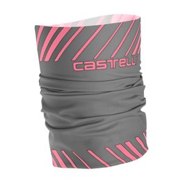 CASTELLI Cyklistický nákrčník - ARRIVO 3 THERMO - šedá/ružová