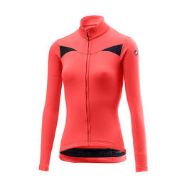 CASTELLI Cyklistický dres s dlhým rukávom zimný - SINERGIA LADY WINTER - ružová